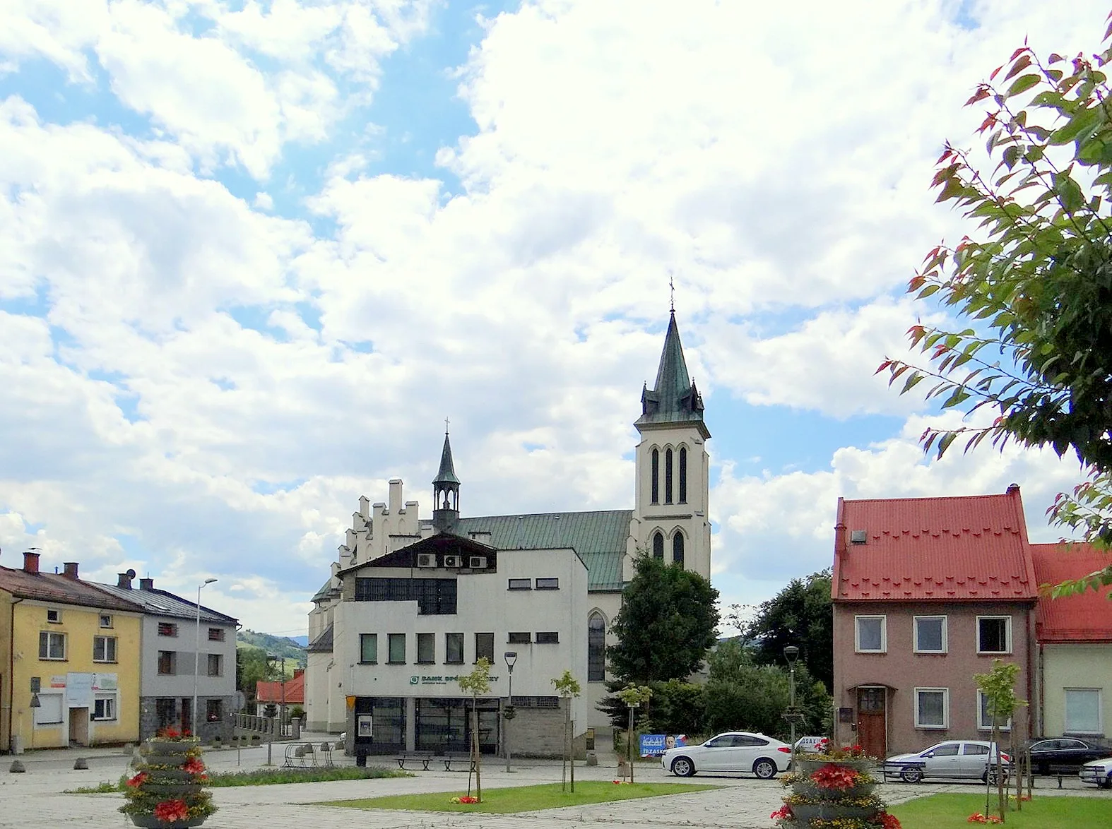 Mszana Dolna - Mszana Dolna. Rynek.