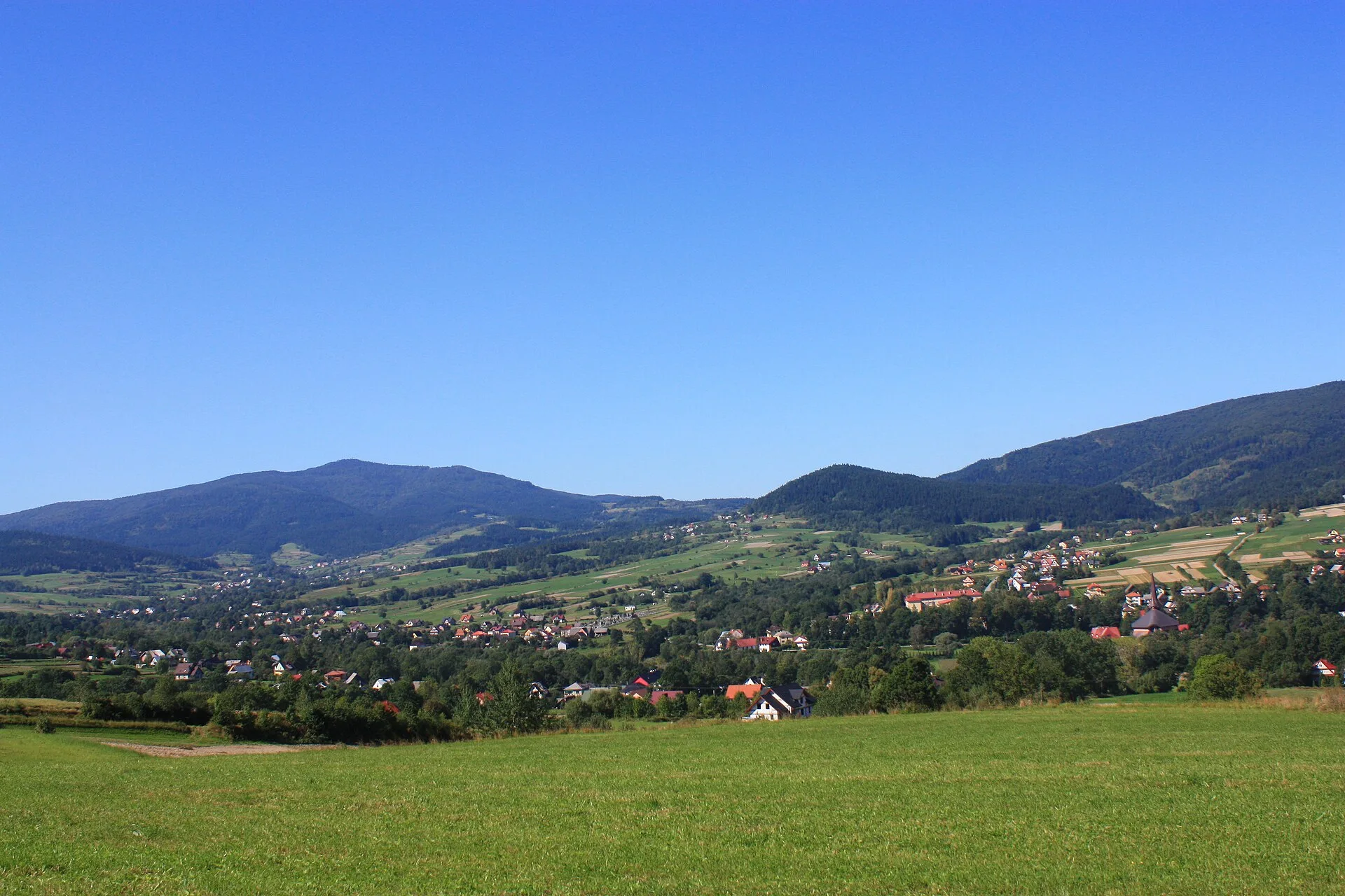 Słopnice - Panorama Słopnic